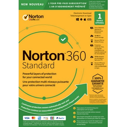 Norton 360 Standard – 1-Year / 2-Device – Global