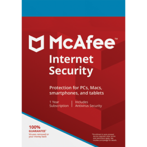 McAfee Internet Security – 1-Year / 5-Device