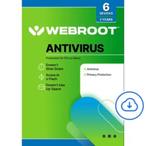←→Webroot – Antivirus Protection and Internet Security (6 Devices) (2-Year Subscription)